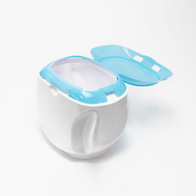 Square PET Plastic Washing Beads Packaging Storage Jar With PP Cap