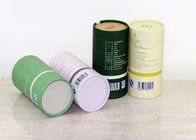 Customised Round Kraft Paper Tube Packaging For Gift / Food Packaging