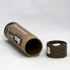 Cylindrical Brown Kraft Cardboard Paper Cans Packaging for Cosmetics / Underwea / Unbrella