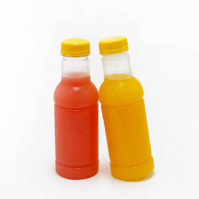 Transparent Beverage Plastic Juice Bottle 250ml with Screw Cover