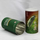 SGS Food Grade Cylinder Paper Composite Cans for Flower Tea , Fruit Tea And Coffee