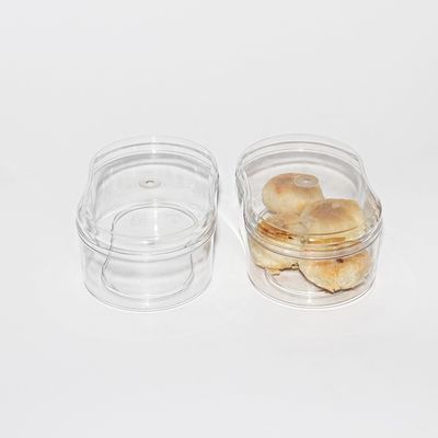 Custom Food Grade Transparent Gift Box U Shape PET Cupcake Packaging Boxes