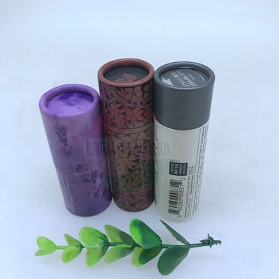 Recycled Cardboard Lipstick Packaging Tube Cosmetic Empty Kraft Paper Lipstick Tubes