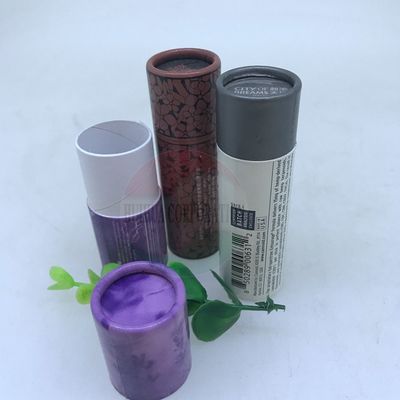 Recycled Cardboard Lipstick Packaging Tube Cosmetic Empty Kraft Paper Lipstick Tubes