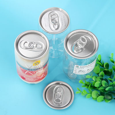 8 Oz 250ml Plastic Containers PET Jar Milk Tea Plastic Can With Lids