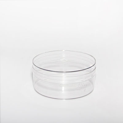 Transparent Food Grade Round Container PET Plastic Box With Clear Lid