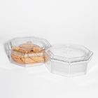 Plastic PET Food Grade Container Packaging Boxes With Lid