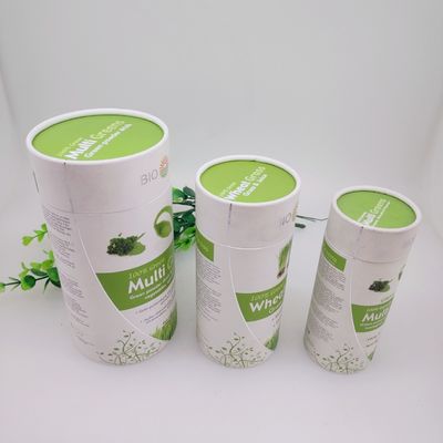 Round Shape Cardboard Packaging Tube / Paper Cylinder Packaging