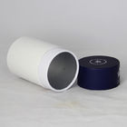 Matte Lamination Cylindrical White Cardboard Paper Tube For Gift Packaging