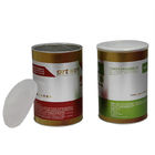 Luxurious Customized Paper Composite Cans for Milk Powder / Nutrition Powder Packaging