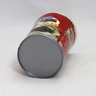 Lovely Red Paper Composite Cans with Aluminium Foil for Candy Packaging