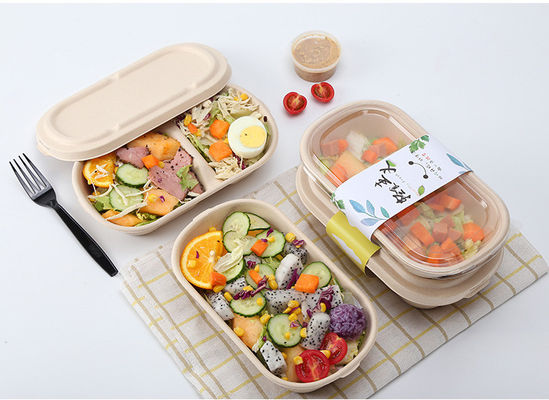 Disposable Tableware Sugarcane Pulp Bamboo Pulp Bowl 100% Degradable