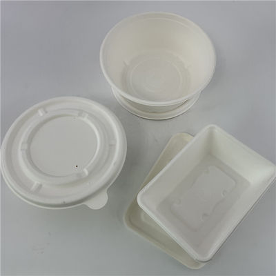 Small Disposable Biodegradable Sugarcane Bagasse Pulp Sauce Cup With Lid