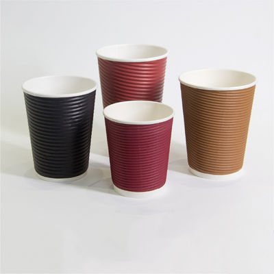 Double Wall Corrugated Paper Takeaway Coffee Cup for Hot Drink