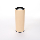 Gold Stamping Paper Composite Cans Custom Cylinder Round Tube Packaging With Lid
