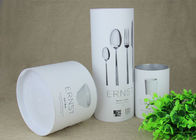PP Lip Paper Cans Packaging White OEM Printing For Tableware Container