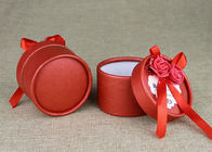 Mini Red Round Boxes and  Paper Cans  for Wedding Gift / Birthday Gift Packaging