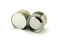 Custom Mini Kraft Paper Composite Cans With Tinplate Lid and Bottom