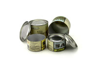 Color Print Custom Composite Cans , Food Grade Tea Tube Packaging