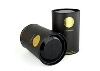 Gold Stamping Black Kraft Paper Composite Wine Cans for Wine and Clothes