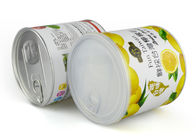 Waterproof Paper Composite Cans , Labeling Aluminum Foil EOE Kraft Paper Tube