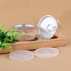 55ml Weed Spice Child Proof Clear Pet Jars With Easy Open Lid