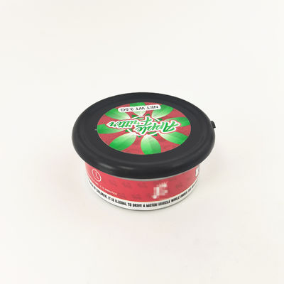 Wholesale Food Grade PET 100ml Weed Can  Jar 3.5g 7g 14g With Child Safe Lid
