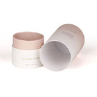 Cylindrical Paper Tube Packaging Flexible FDA Eco-friendly Embossing Logo Lid