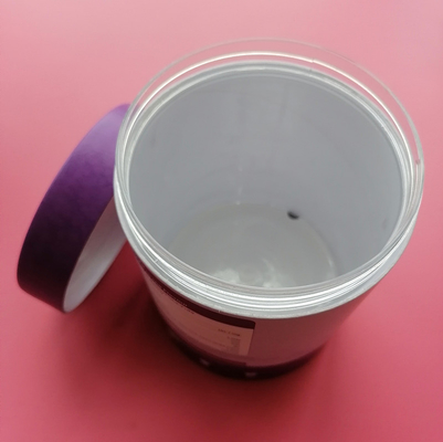 Factory Embossing Carbon Paper Composite Cans Inner PET Screw Jar Protein Powder Packaging