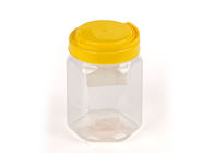 Food Grade Clear Pet Jars , Airtight Waterproof Plastic Container