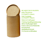Food Grade Cardboard Kraft Paper Tubes Tea Coffee Packaging