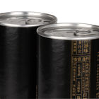 ODM Black Air - Tight Paper Composite Cans With Aluminum Easy Open End