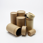 Custom Printed Cylinder Kraft Paper Tube Recyclable Tea Packaging Containers