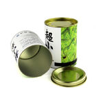 ODM Food Grade Packaging Paper Tube with Iron Cap for Tea / Coffee