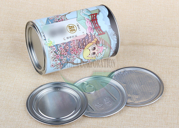 Food Grade Kraft Paper Cans Packaging Aluminum Foil Liners Composite Can Packaging