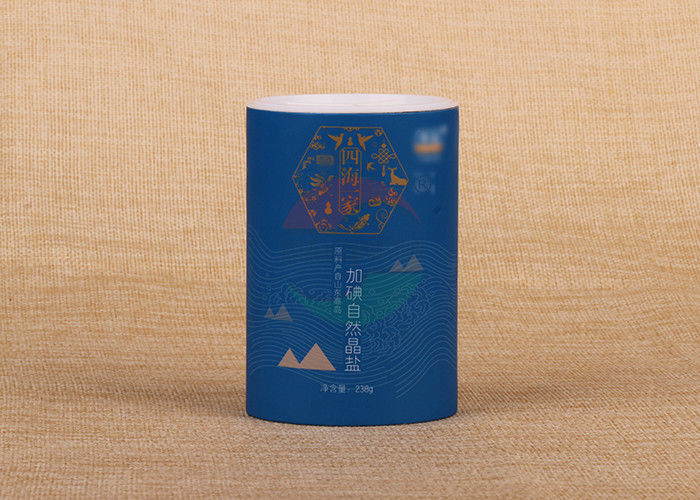 Nuts / Candy / Cookies Packaging Paper Composite Cans Customized Size Recyclable