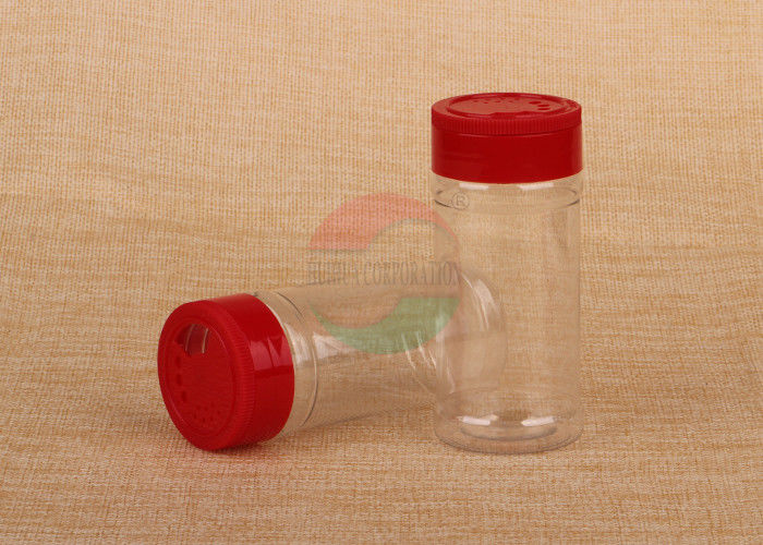 Food Storage PET Clear Pet Jars Screw Cap Clear Plastic Can For Spice 1000ml