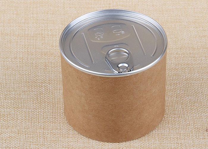 Kraft Paper Composite Cardboard Tube Containers Label Printing Nuts Packaging