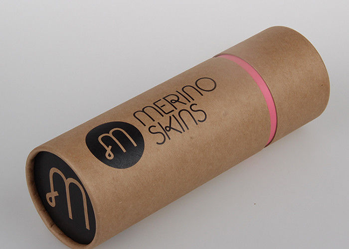 CMYK Printing Custom Paper Tube Packaging For Food , Clothes , Cosmetics