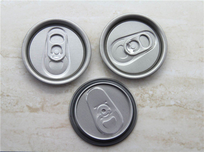 Safe rim Aluminum Easy Open Lid For beverage pop can , tinplate ends