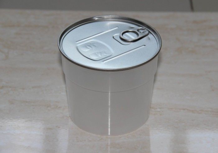 Water Resistant PP Can  with Transparent PET Plastic Cap 450ml