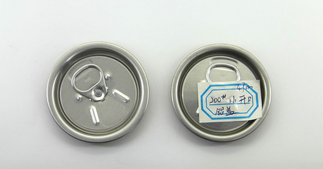 Eco friendly Easy Open Lids End With Silk Printing For Composite Paper Can