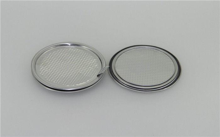 502# peelable Aluminium Foil container Lids , small full open tin can lid