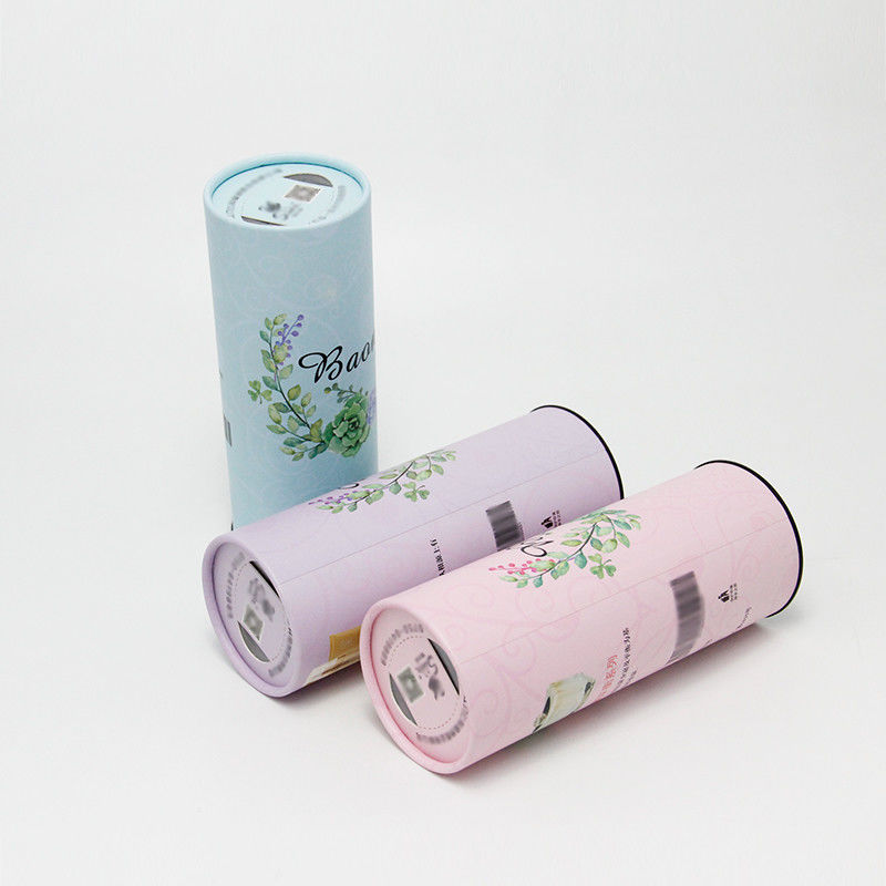 CMYK Printing Eco Friendly Paper Tube Packaging for T Shirt