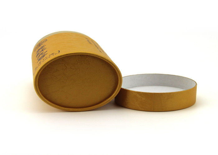 Golden hot stamping paper tubes for tea packaging