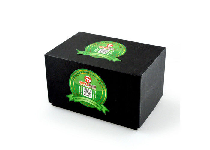 Eco-friendly Black Recycled Paper Gift Boxes for Watches and Crafts
