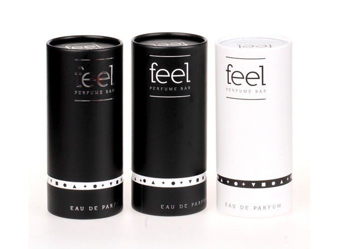 Perfume Cardboard Tube Packaging , Custom Cylinder Container