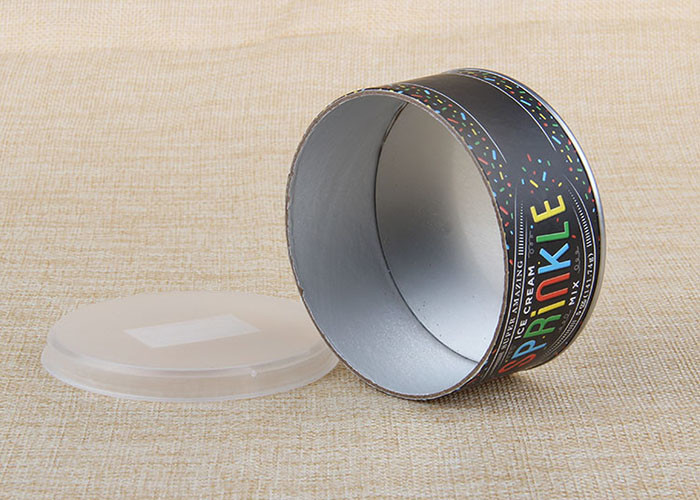 PP Plastic Lid Paper Composite Cans Cylindrical Shape For Dry Food PP Plastic Lid Paper Composite Cans Cylindrical Shape For Dry Food