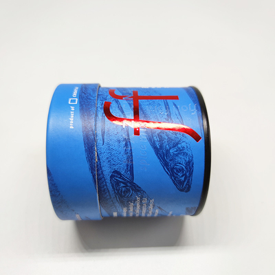 Custom Printing Paper Composite Cans Food Grade Round Tube Packaging