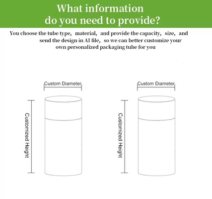 Custom Printing Paper Composite Cans Food Grade Round Tube Packaging